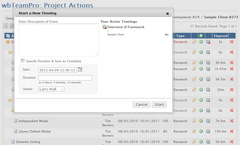 Creating Action Time Logs